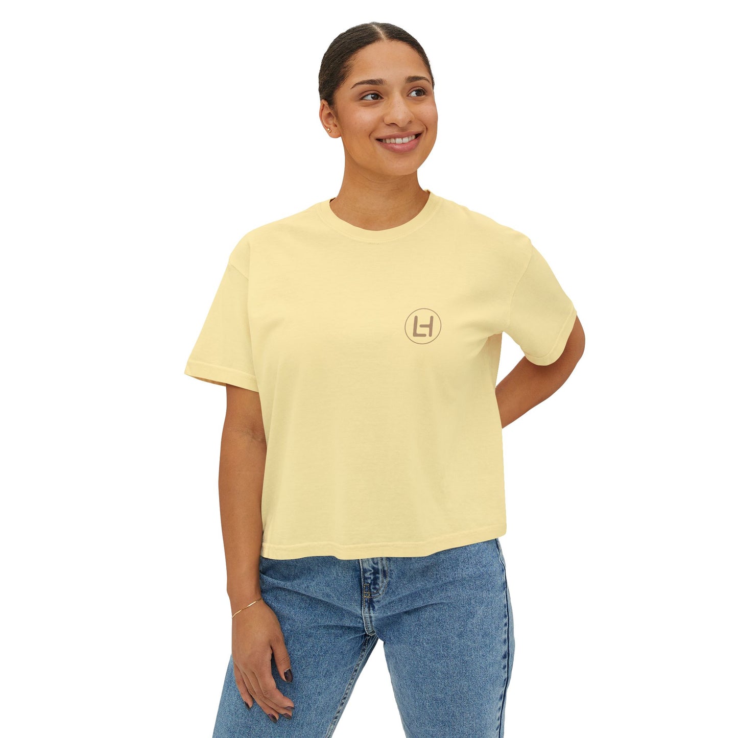 Boxy Tee — Southwest Longhorn Coffee Bar Logo Tee