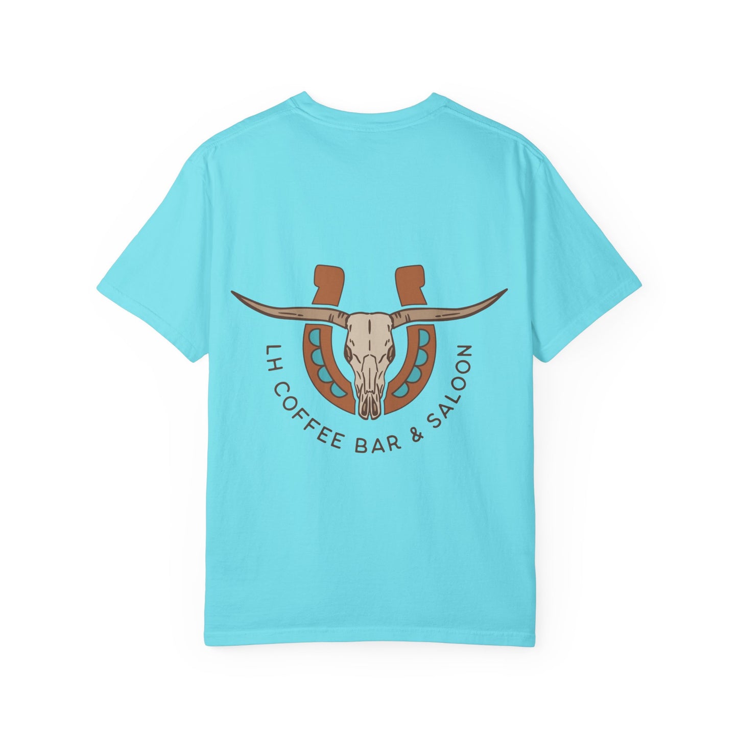Cow Skull Coffee Tee — LH Coffee Bar & Saloon Graphic T-Shirt