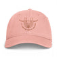 Coastal Washed Cap – Embroidered Longhorn Logo Dad Hat (Seafoam)