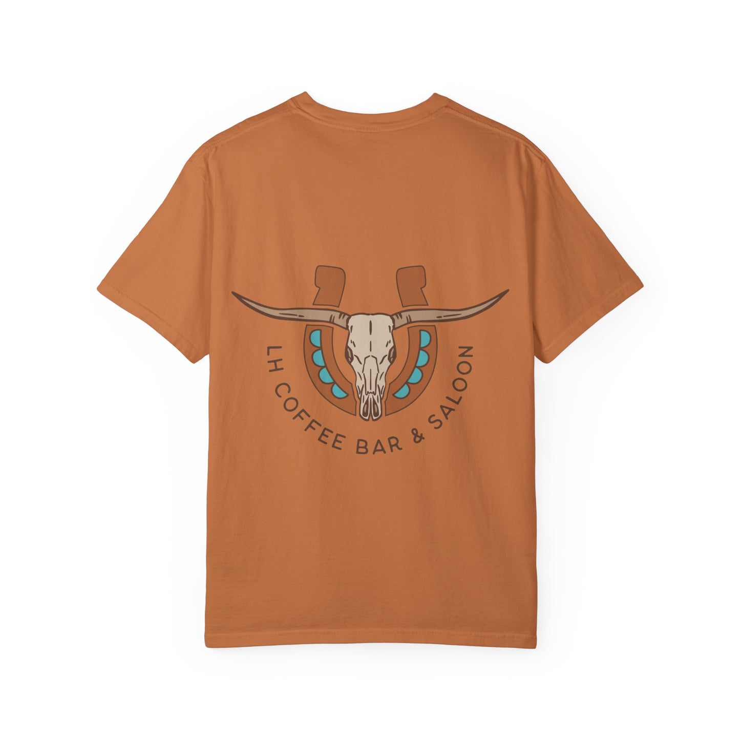 Cow Skull Coffee Tee — LH Coffee Bar & Saloon Graphic T-Shirt