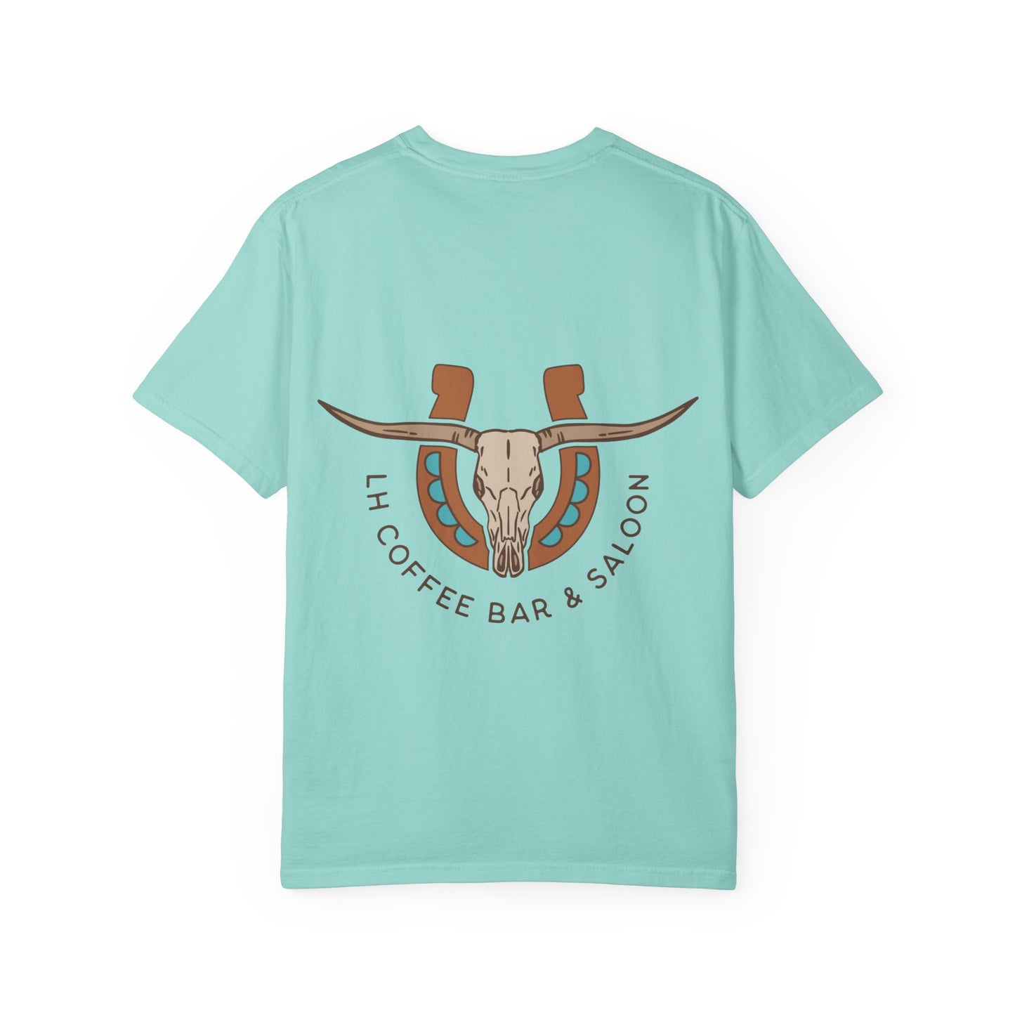 Cow Skull Coffee Tee — LH Coffee Bar & Saloon Graphic T-Shirt
