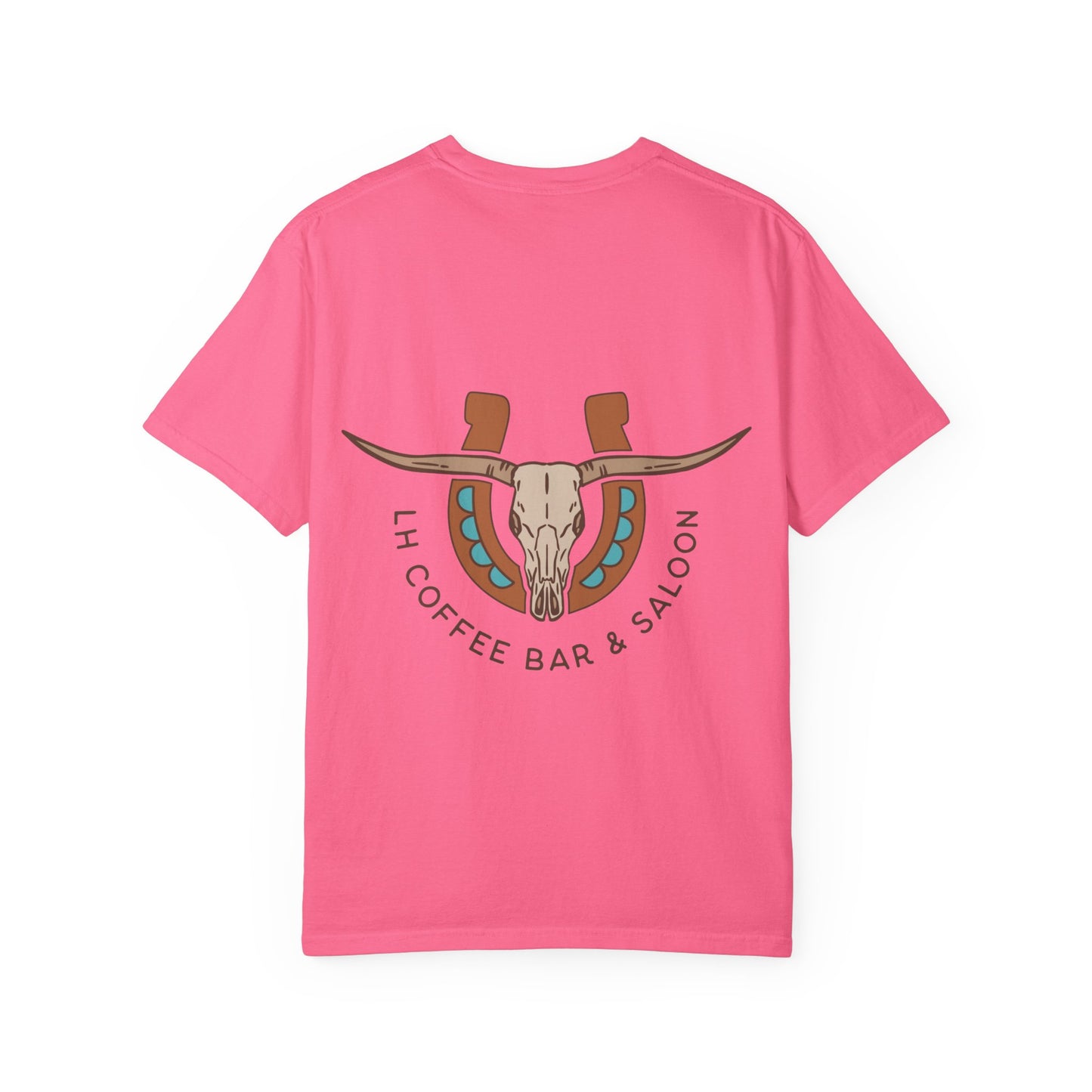 Cow Skull Coffee Tee — LH Coffee Bar & Saloon Graphic T-Shirt