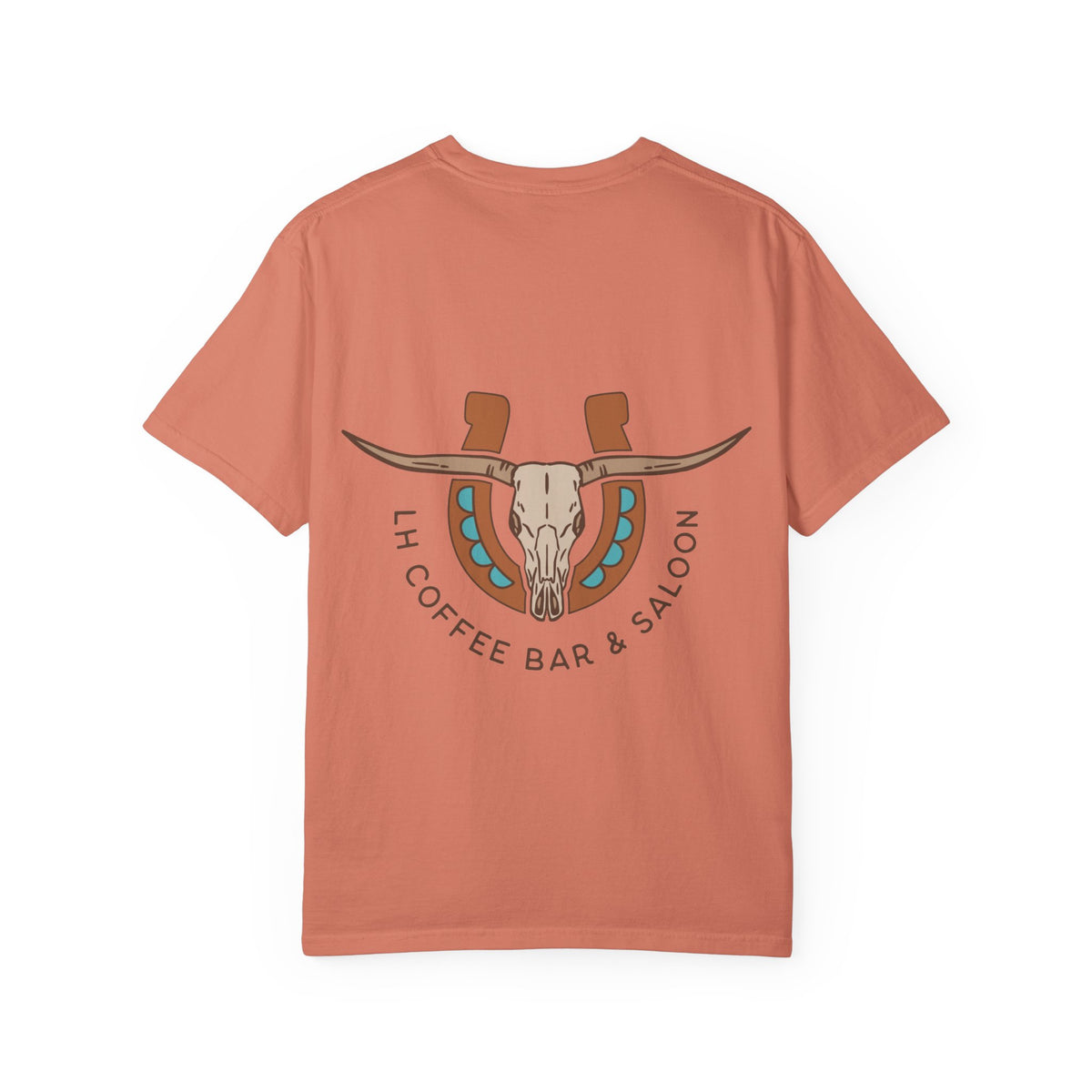 Cow Skull Coffee Tee — LH Coffee Bar & Saloon Graphic T-Shirt
