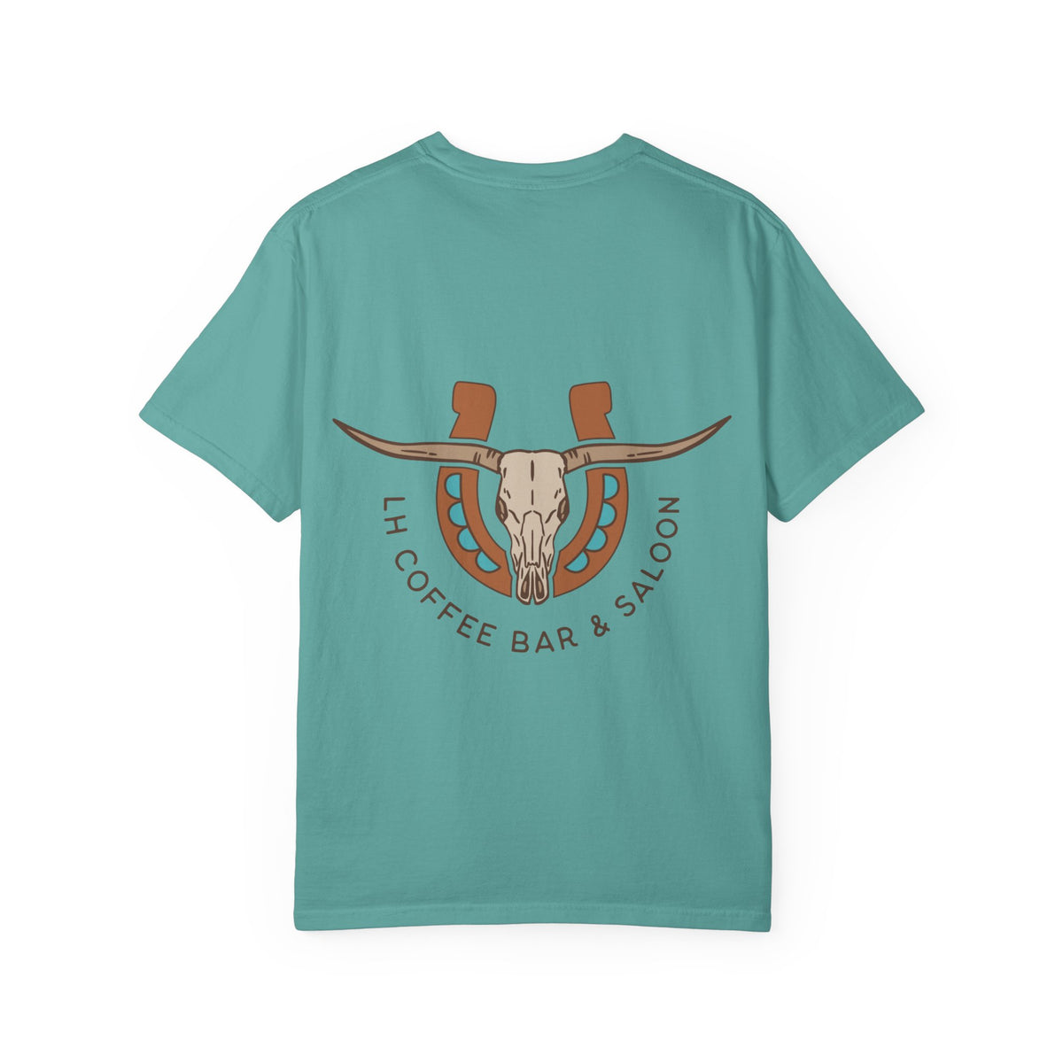 Cow Skull Coffee Tee — LH Coffee Bar & Saloon Graphic T-Shirt