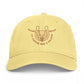Coastal Washed Cap – Embroidered Longhorn Logo Dad Hat (Seafoam)